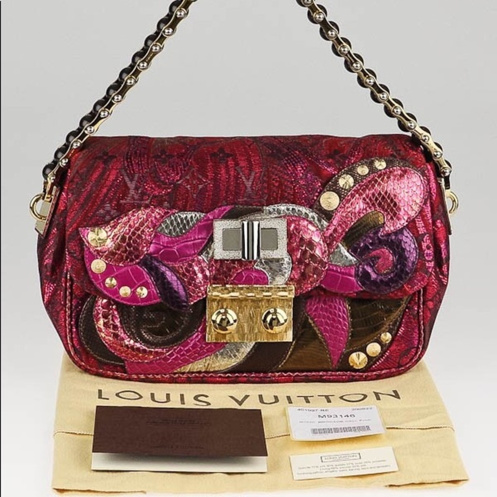 LOUIS VUITTON Limited Edition Brocade Calliope Bag - Picture 3 of 9